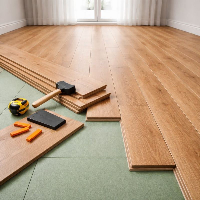 Laminate Floor Installation in Clay County, IN