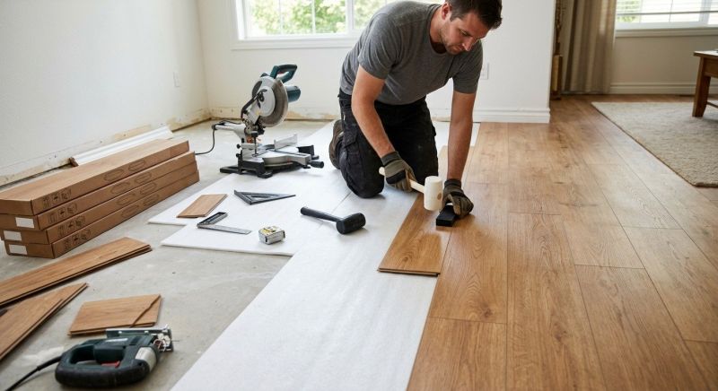 Laminate Floor Installation in Parke County, IN