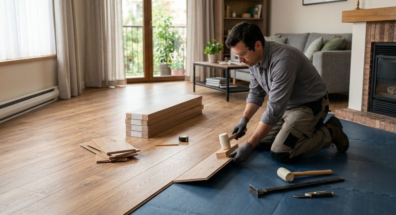Laminate Floor Remodeling in Parke County, IN