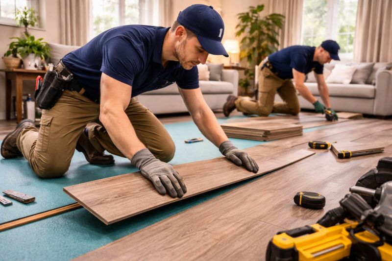 Laminate Floor Replacement in Brazil, IN