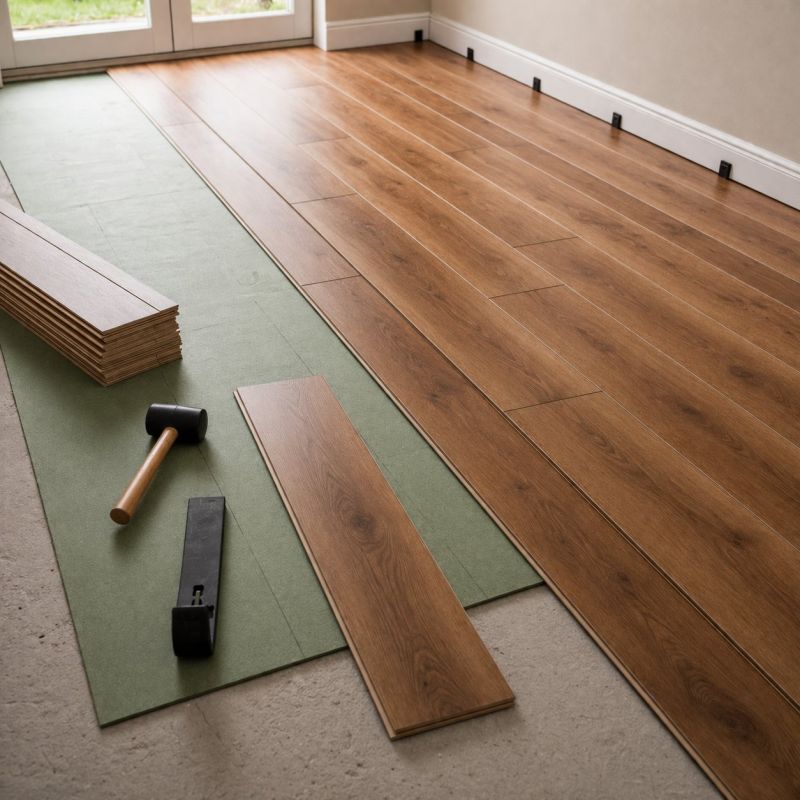 Laminate Floor Replacement in Clay County, IN