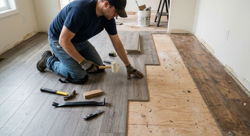 Laminate Floor Replacement in Parke County, IN