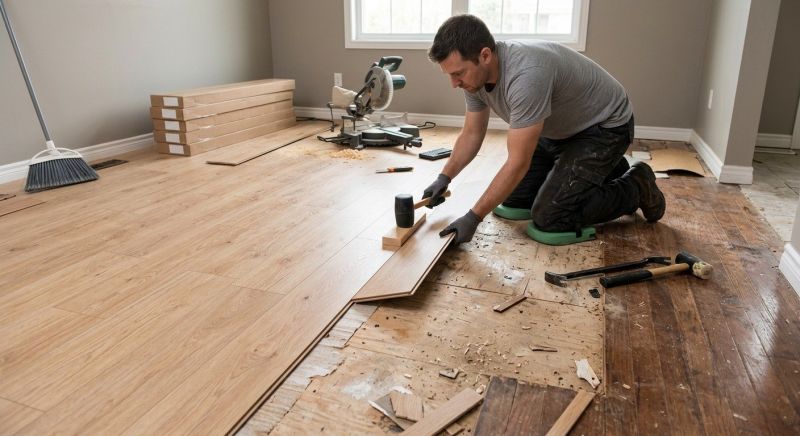 Laminate Floor Replacement in Parke County, IN