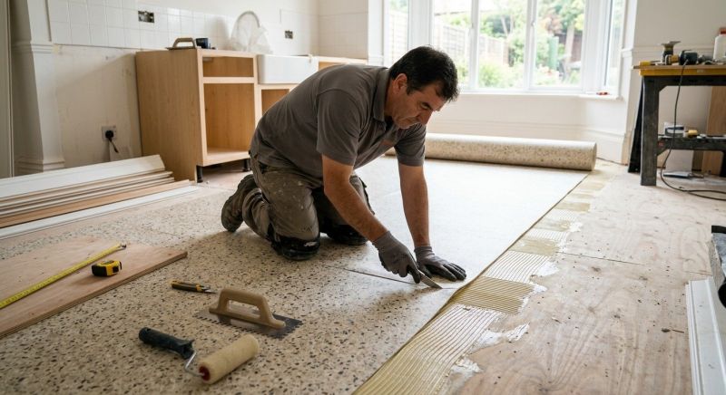 Linoleum Floor Installation in Clay County, IN