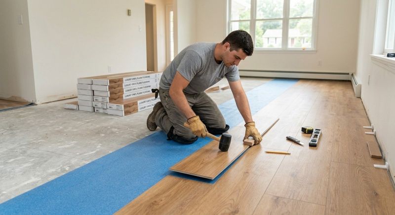 Luxury Vinyl Tile Installation in Brazil, IN