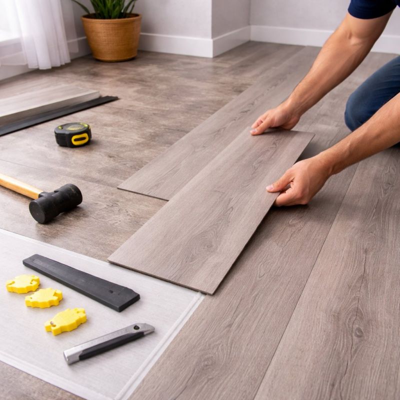 Luxury Vinyl Tile Installation in Rockville, IN