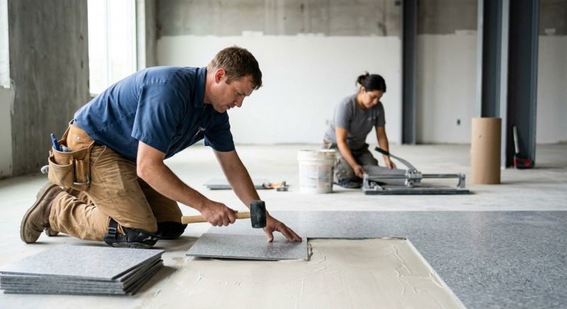 Lvt Flooring Installation in Cayuga, IN