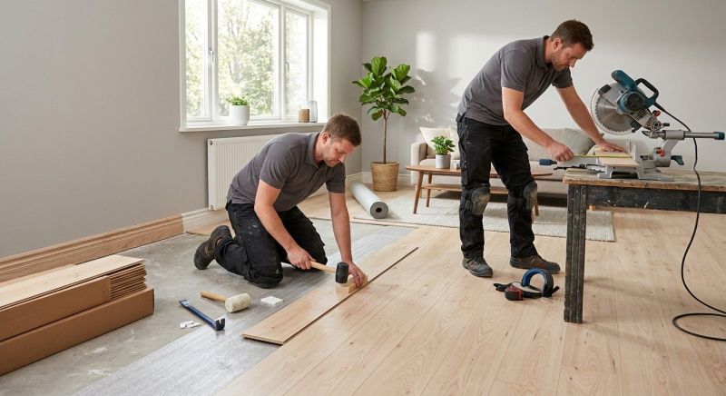 Plank Laminate Installation in Parke County, IN
