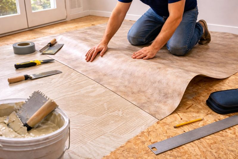 Sheet Vinyl Installation in Greencastle, IN