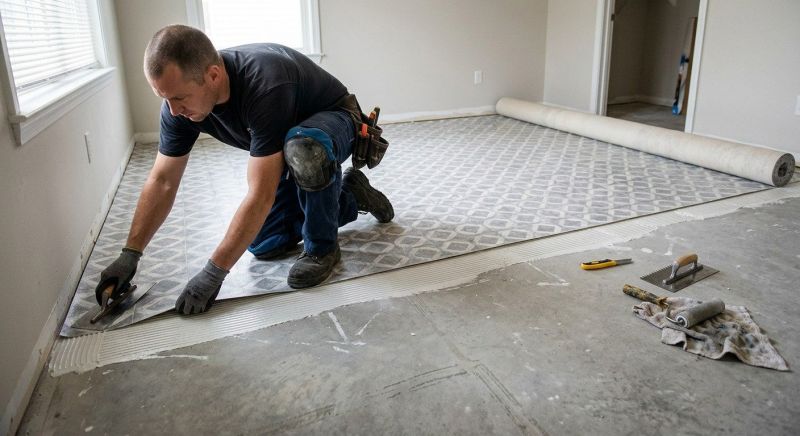 Sheet Vinyl Installation in Greencastle, IN