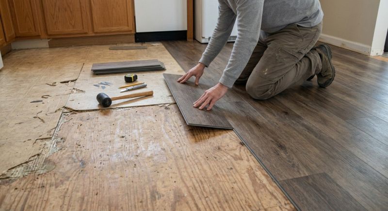 Vinyl Floor Replacement in Parke County, IN