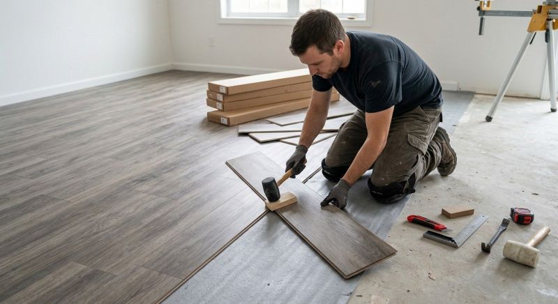Vinyl Flooring Installation in Cayuga, IN