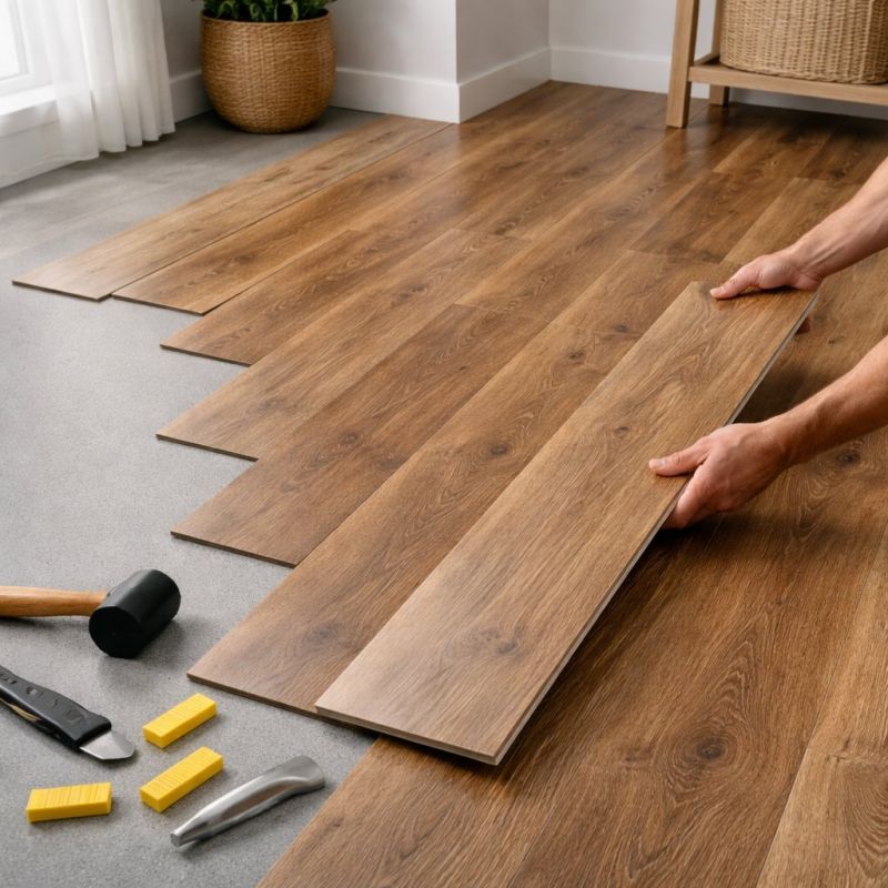 Vinyl Plank Floor Installation in Parke County, IN