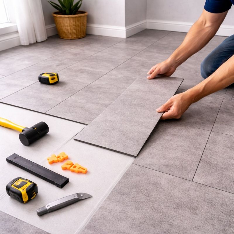 Vinyl Tile Installation in Parke County, IN